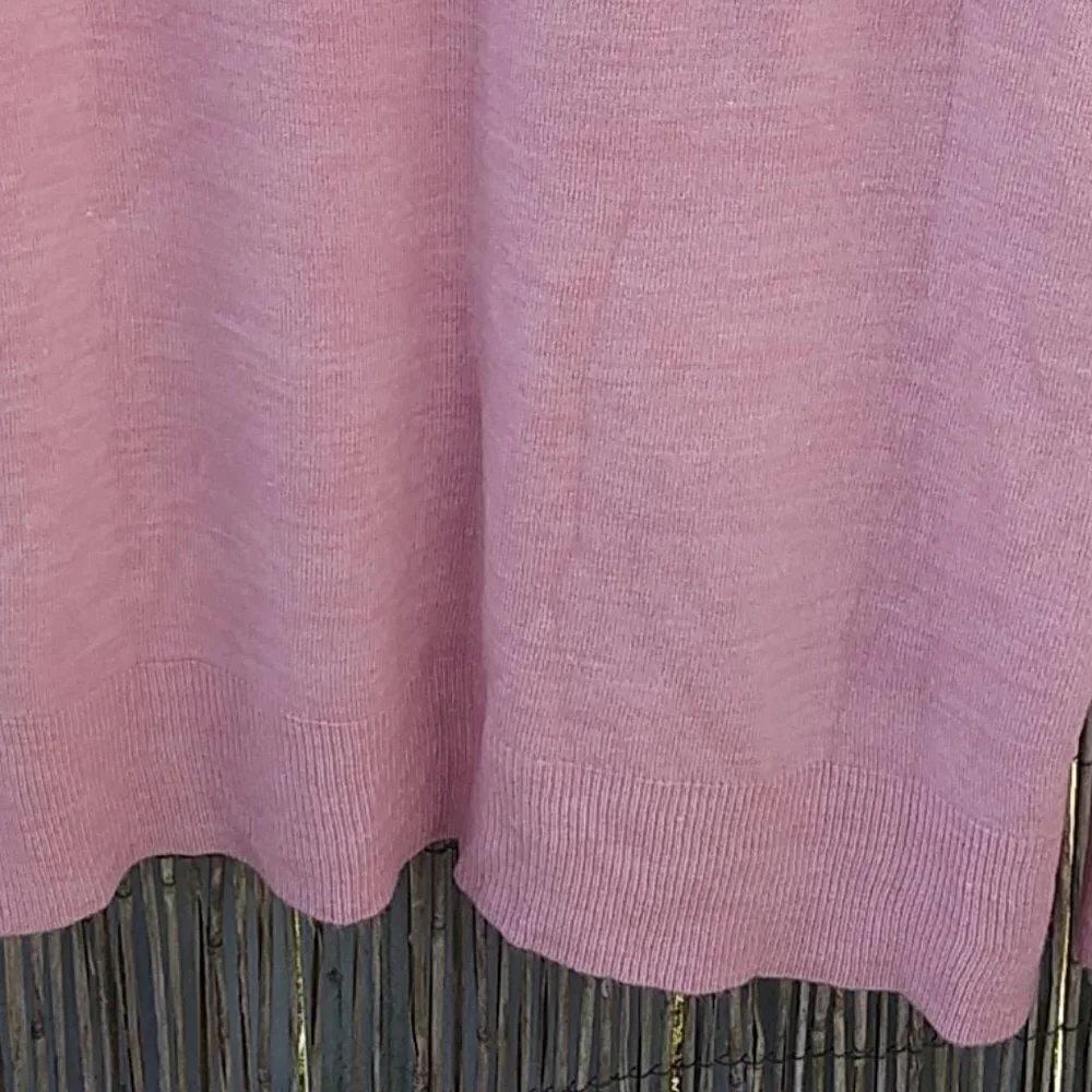 Pink V-Neck Cardigan Women's - No. Size. No Brand. - See Measurements